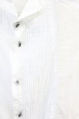 画像4: IFSIXWASNINE / TXS/G　アシンメトリーシャツ 0（レディース） ホワイトｘアイボリー T-25-06-19-031-IF-sh-YM-ZT