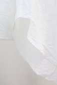 画像6: IFSIXWASNINE / TXS/G　アシンメトリーシャツ 0（レディース） ホワイトｘアイボリー T-25-06-19-031-IF-sh-YM-ZT