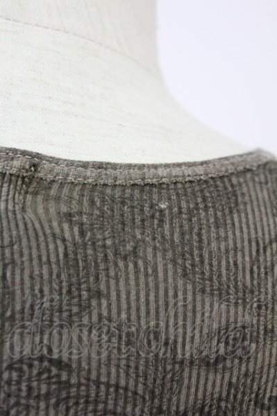 画像7: goa / ペイズリーテレコ総柄タンクトップ F カーキ T-25-06-19-003-go-to-YM-ZT327 (7)