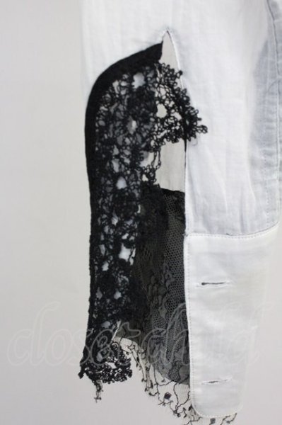 画像5: IFSIXWASNINE / TXS　リバーシブルシャツ  ホワイトｘブラック T-25-06-19-032-IF-sh-YM-ZT327 (5)