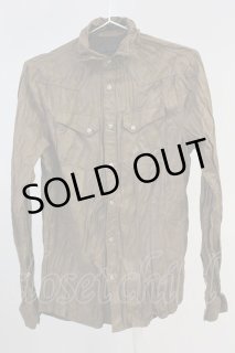 FUGA / Wildlife ウェイクスウェードウエスタンシャツ 44 キャメル O