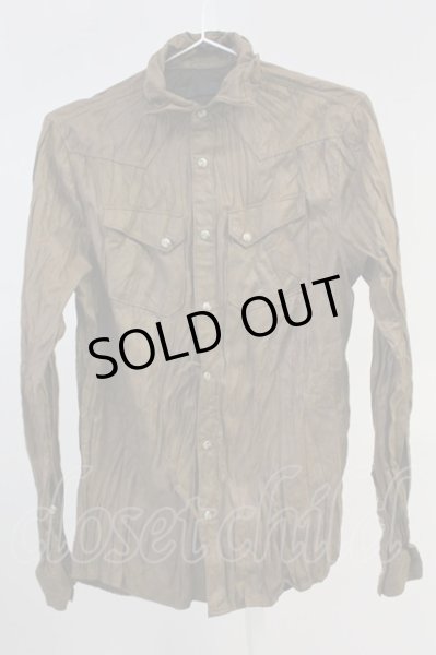 画像1: FUGA / Trifle スウェードシャツ 44 キャメル T-25-06-19-034-FU-sh-YM-ZT (1)