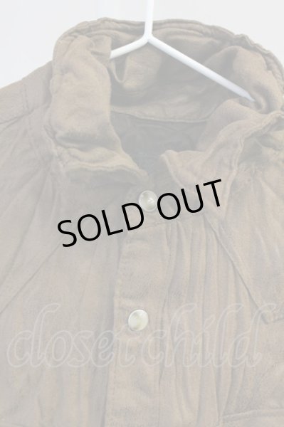 画像3: FUGA / Trifle スウェードシャツ 44 キャメル T-25-06-19-034-FU-sh-YM-ZT (3)