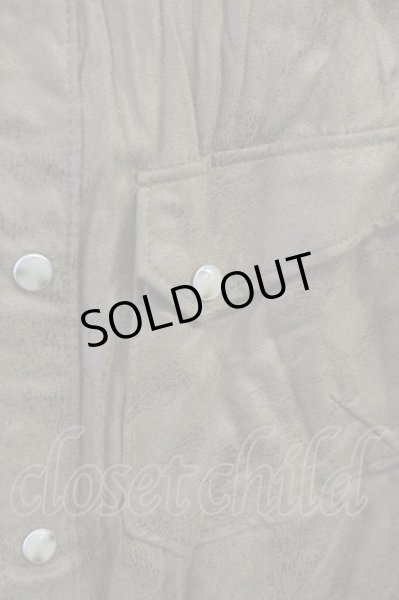 画像4: FUGA / Trifle スウェードシャツ 44 キャメル T-25-06-19-034-FU-sh-YM-ZT (4)