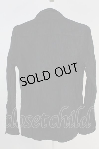 画像2: FUGA / Windy カラースウェードシャツ 44 ブラック T-25-06-19-035-FU-sh-YM-ZT (2)