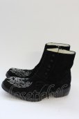 画像3: Hiromu Takahara / エンブロイダリースウェードブーツ 41 1/2（約27.5cm) ブラック T-25-06-19-039-Hi-sho-YM-ZT