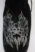 画像6: Hiromu Takahara / エンブロイダリースウェードブーツ 41 1/2（約27.5cm) ブラック T-25-06-19-039-Hi-sho-YM-ZT