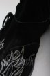 画像11: Hiromu Takahara / エンブロイダリースウェードブーツ 41 1/2（約27.5cm) ブラック T-25-06-19-039-Hi-sho-YM-ZT-S006 (11)