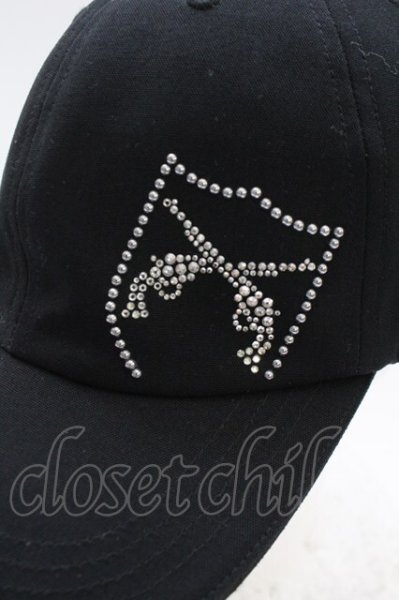 画像3: roar / スワロフスキーエンブレムクロスガンキャップ  ブラック T-25-06-19-043-ro-za-YM-ZT134 (3)