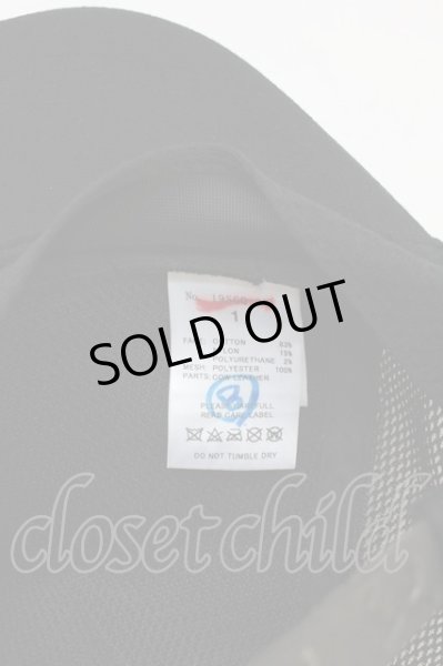 画像5: roar / モザイクスワロフスキークロスガンキャップ  ブラック T-25-06-19-045-ro-za-YM-ZT134 (5)