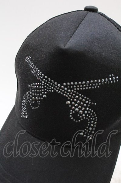 画像3: roar / スワロフスキークロスガンキャップ 1 ブラック T-25-06-19-046-ro-za-YM-ZT134 (3)