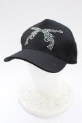 roar / スワロフスキークロスガンキャップ 1 ブラック T-25-06-19-047-ro-za-YM-ZT134