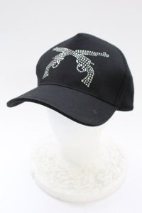 roar / スワロフスキークロスガンキャップ 1 ブラック T-25-06-19-047-ro-za-YM-ZT134