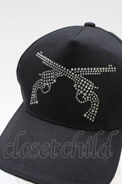 画像3: roar / スワロフスキークロスガンキャップ 1 ブラック T-25-06-19-047-ro-za-YM-ZT134 (3)