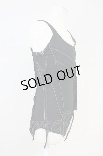 画像4: 14th Addiction / DRESS  ブラック T-25-06-19-012-14-ts-YM-ZT (4)