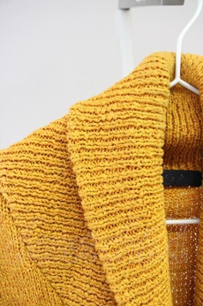 画像5: FUGA / HighPressure テープヤーンカーディガン 44 マスタード T-25-06-27-016-FU-to-YM-ZT139 (5)