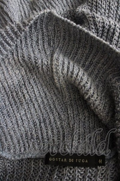 画像5: GOSTAR DE FUGA / Mercato サマーニットショールカーディガン 44 ライトブルー T-25-06-27-017-GO-to-YM-ZT139 (5)