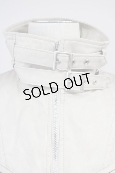 画像4: TORNADO MART / スタンドネックシングルライダースジャケット M ベージュ T-25-06-27-018-TO-ja-YM-ZT (4)