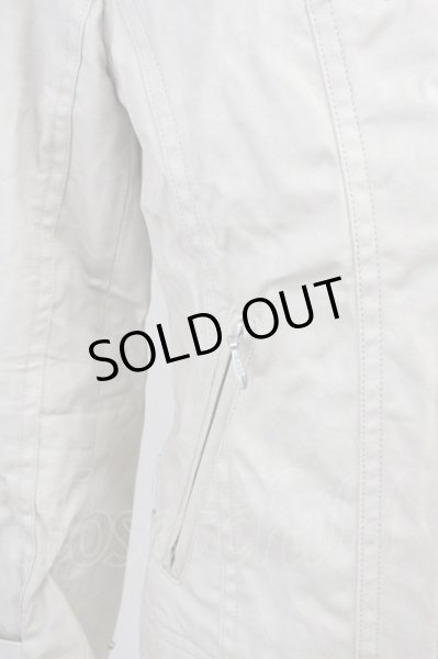 画像6: TORNADO MART / スタンドネックシングルライダースジャケット M ベージュ T-25-06-27-018-TO-ja-YM-ZT (6)