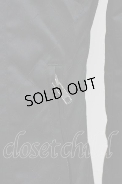 画像5: Xfrm / GALLERY スタンドネックナイロンライダースジャケット M ブラック T-25-06-27-019-Xf-ja-YM-ZT139 (5)