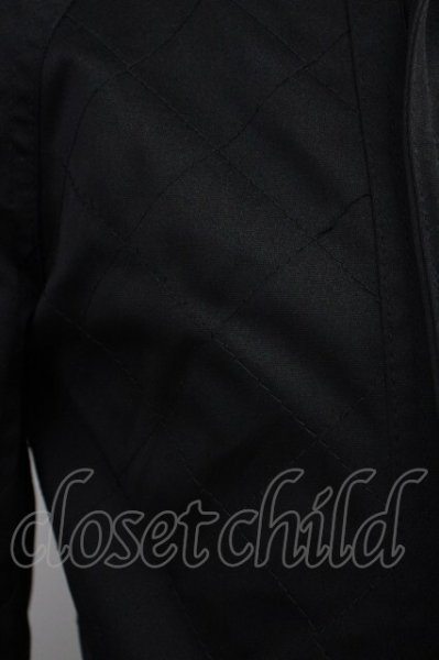 画像6: Xfrm / GALLERY スタンドネックナイロンライダースジャケット M ブラック T-25-06-27-019-Xf-ja-YM-ZT139 (6)