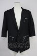 画像1: CIVARIZE / Odin　半袖テーラードジャケット 46 ブラック T-25-06-27-020-CI-ja-YM-ZT140 (1)