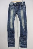 画像1: GOSTAR DE FUGA / Nest 加工ストレッチデニムパンツ 44 インディゴ T-25-06-27-023-GO-pa-YM-ZT (1)