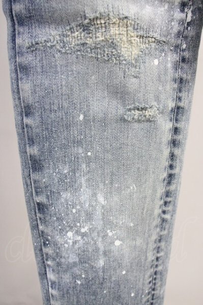 画像6: CIVARIZE / ベルトデザイン膝ZIPスキニーデニムパンツ 44 インディゴ T-25-06-27-025-CI-pa-YM-ZT140 (6)