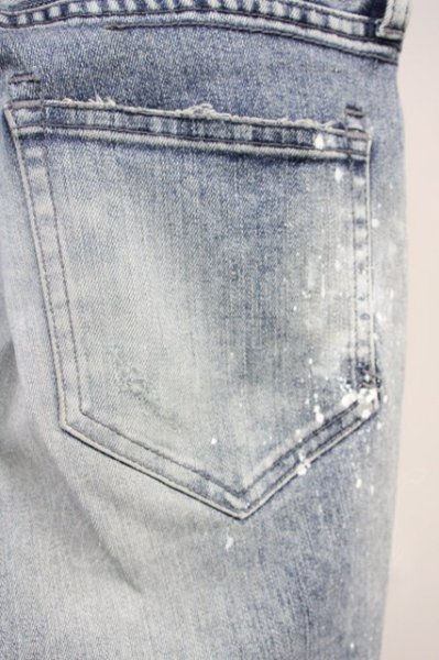 画像7: CIVARIZE / ベルトデザイン膝ZIPスキニーデニムパンツ 44 インディゴ T-25-06-27-025-CI-pa-YM-ZT140 (7)