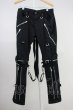 画像1: CIVARIZE / NOVESSELボンテージスキニー 46 ブラック T-25-06-27-027-CI-pa-YM-ZT140 (1)