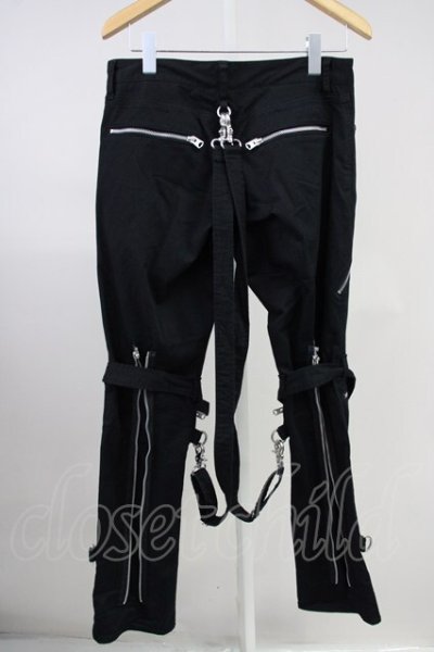 画像2: CIVARIZE / NOVESSELボンテージスキニー 46 ブラック T-25-06-27-027-CI-pa-YM-ZT