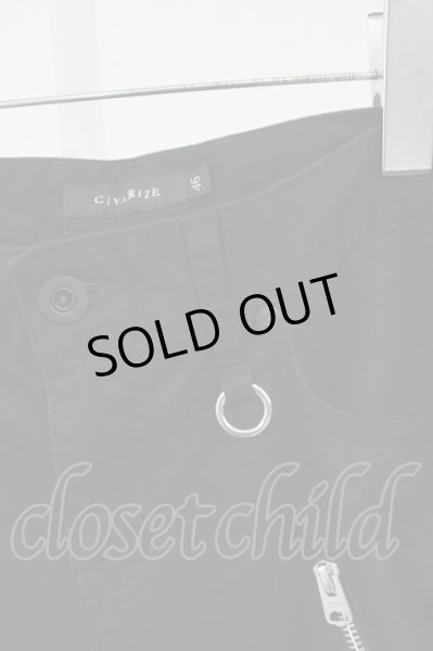 画像3: CIVARIZE / NOVESSELボンテージスキニー 46 ブラック T-25-06-27-027-CI-pa-YM-ZT140 (3)