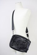 VANQUISH / コンビネーションボディバッグ  ブラック T-25-06-27-028-VA-ba-YM-ZT344