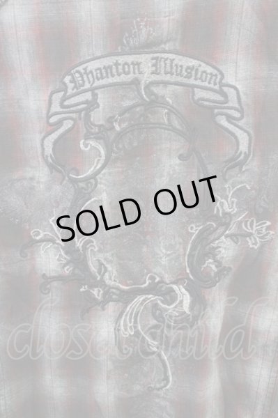 画像9: MIDAS / フレーム刺繍ミリタリーSSシャツ 2 レッド T-25-06-27-003-MI-sh-YM-ZT (9)