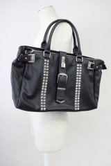 CIVARIZE / スタッズベルトトートバッグ  ブラック T-25-06-27-029-CI-ba-YM-ZT