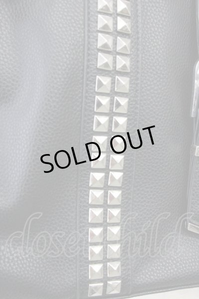 画像4: CIVARIZE / スタッズベルトトートバッグ  ブラック T-25-06-27-029-CI-ba-YM-ZT344 (4)