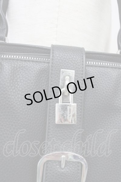 画像5: CIVARIZE / スタッズベルトトートバッグ  ブラック T-25-06-27-029-CI-ba-YM-ZT344 (5)