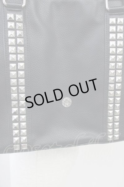 画像6: CIVARIZE / スタッズベルトトートバッグ  ブラック T-25-06-27-029-CI-ba-YM-ZT344 (6)