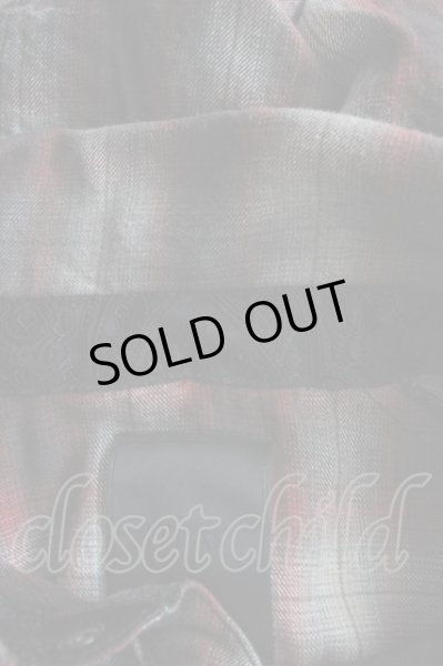 画像10: MIDAS / フレーム刺繍ミリタリーSSシャツ 2 レッド T-25-06-27-003-MI-sh-YM-ZT (10)