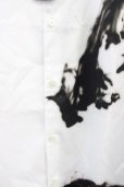 画像4: CIVARIZE / スモークプリントバイカラーロングシャツ 46 ホワイト T-25-06-27-005-CI-sh-YM-ZT