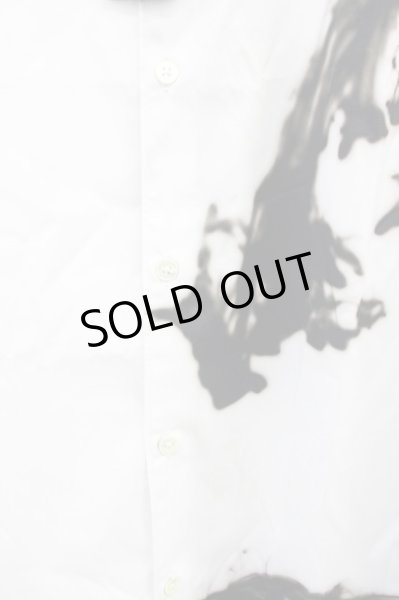 画像4: CIVARIZE / スモークプリントバイカラーロングシャツ 46 ホワイト T-25-06-27-005-CI-sh-YM-ZT042 (4)