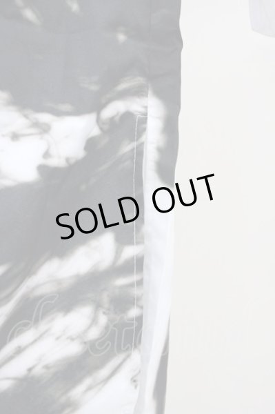 画像7: CIVARIZE / スモークプリントバイカラーロングシャツ 46 ホワイト T-25-06-27-005-CI-sh-YM-ZT042 (7)