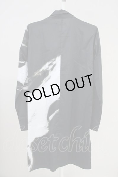 画像2: CIVARIZE / Gorgeモードバイカラープリントロングシャツ 44 ブラック T-25-06-27-006-CI-sh-YM-ZT042 (2)