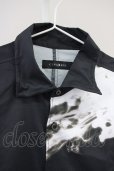 画像3: CIVARIZE / Gorgeモードバイカラープリントロングシャツ 44 ブラック T-25-06-27-006-CI-sh-YM-ZT