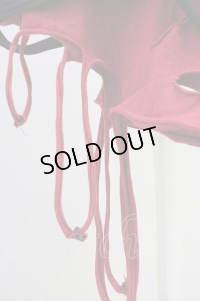 画像4: CIVARIZE / オパールダメージロングタンクトップ 44 ブラックｘレッド T-25-06-27-001-CI-to-YM-ZT042 (4)