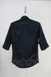 画像2: CIVARIZE / レイヤード2枚衿フェイクスウェードシャツ 44 ブラック T-25-06-27-009-CI-sh-YM-ZT144 (2)