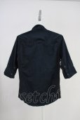 画像2: CIVARIZE / レイヤード2枚衿フェイクスウェードシャツ 44 ブラック T-25-06-27-009-CI-sh-YM-ZT (2)