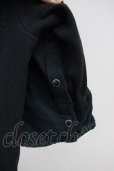 画像5: CIVARIZE / レイヤード2枚衿フェイクスウェードシャツ 44 ブラック T-25-06-27-009-CI-sh-YM-ZT