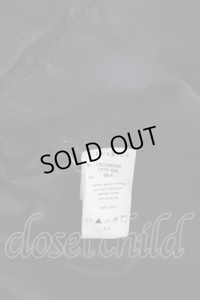 画像9: CIVARIZE / レイヤード2枚衿フェイクスウェードシャツ 44 ブラック T-25-06-27-009-CI-sh-YM-ZT144 (9)