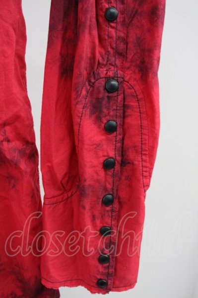 画像6: LGB / SHIRT-G/STD/M　ブリーチ染シャツ【メンズ1】 1 レッド T-25-06-27-011-LG-sh-YM-ZT144 (6)